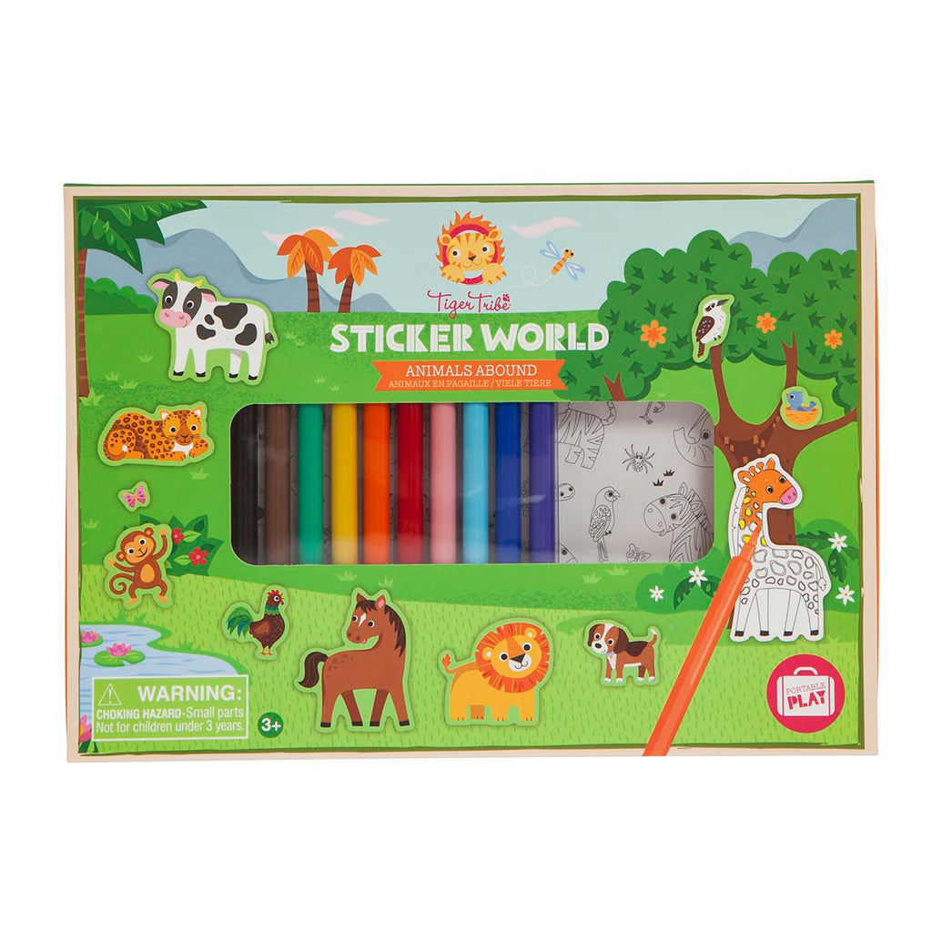 Sticker World - Animals Abound