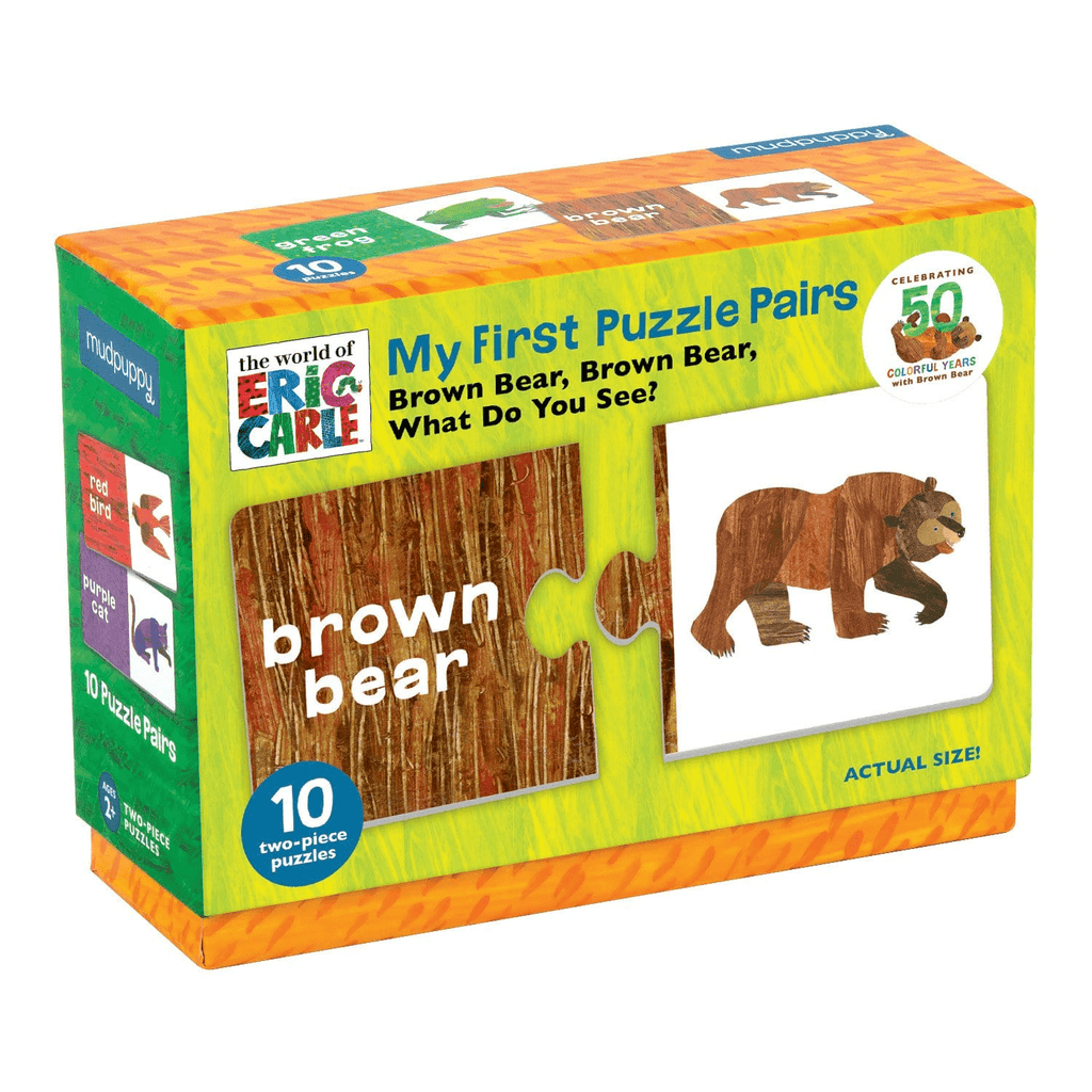 Mudpuppy My First Puzzle Pairs - Brown Bear